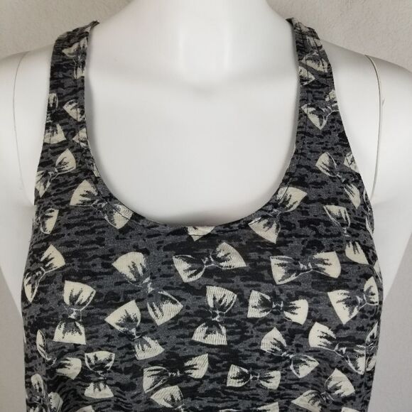 Self Esteem Black Sheer Back Razorback Top - Picture 5 of 8